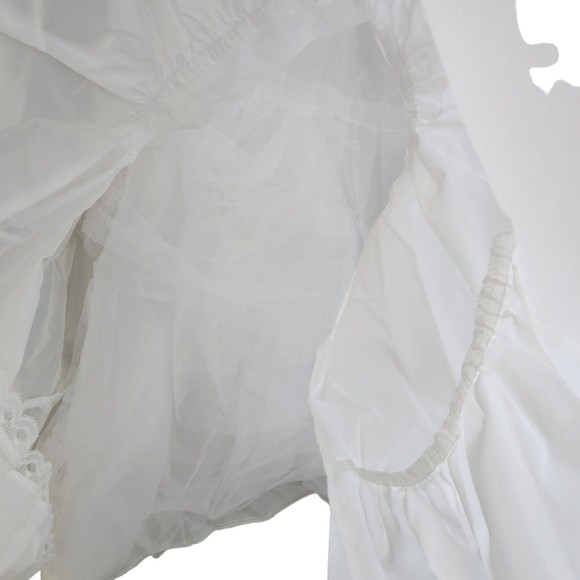 Davids Bridal Wedding Slip 603 2 Tier A Line Aline White Size 16 Crinoline NWOT - Picture 6 of 8